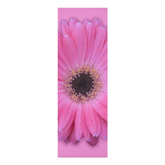 Pink Gerber Daisy Yoga Mat, Floral Exercise Mat, Meditation Mat, Foam Exercise, Workout Gear, Fitness Accessories, Pilates Mat