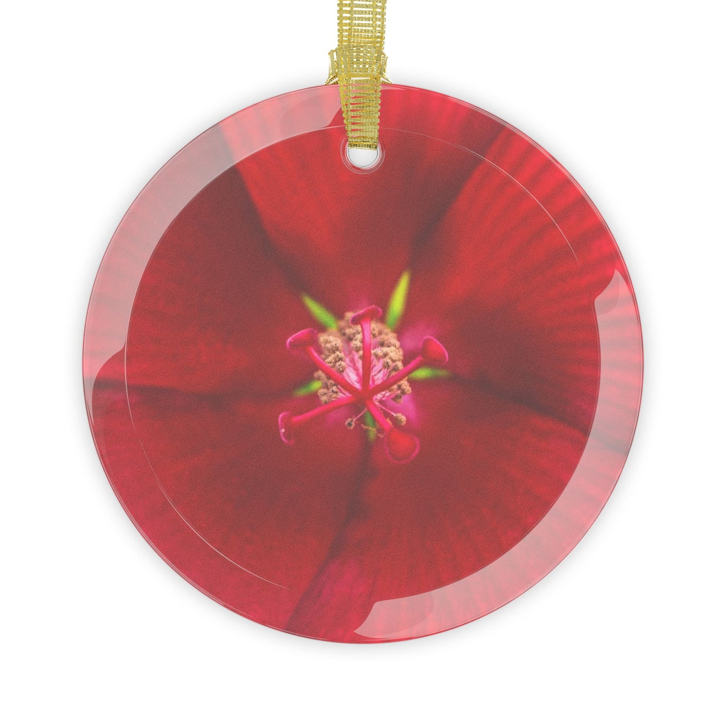 An Orchid For Christmas Glass Ornament| Floral Glass Christmas Tree Ornament | Keepsake Ornament| Martha's Vineyard| Gifts| Christmas Gift| Holiday Gift