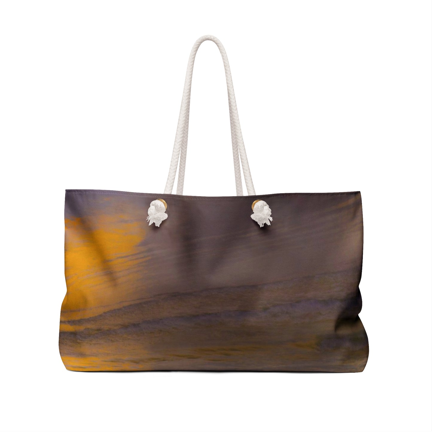 Purple Floral Weekender Bag