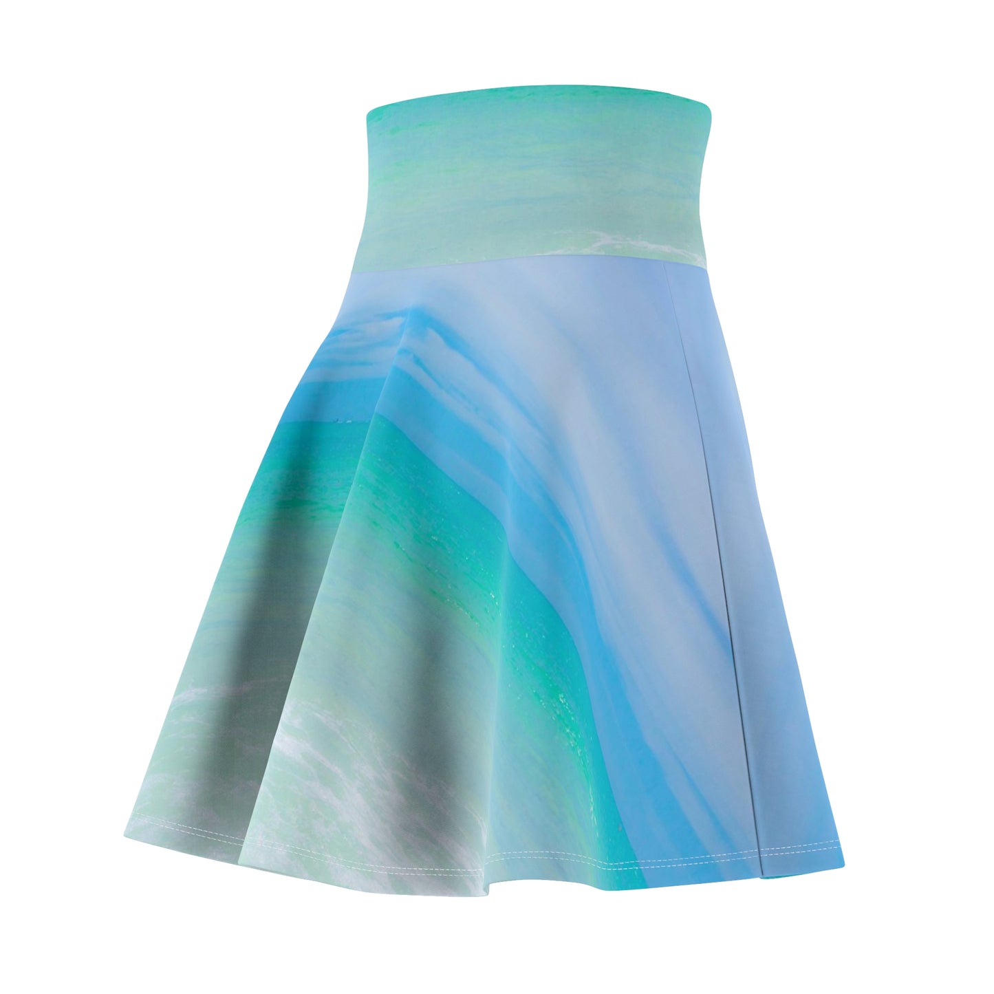 Blue Ocean Women's Skater Skirt (AOP) Pickleball Skirt Tennis Skirt