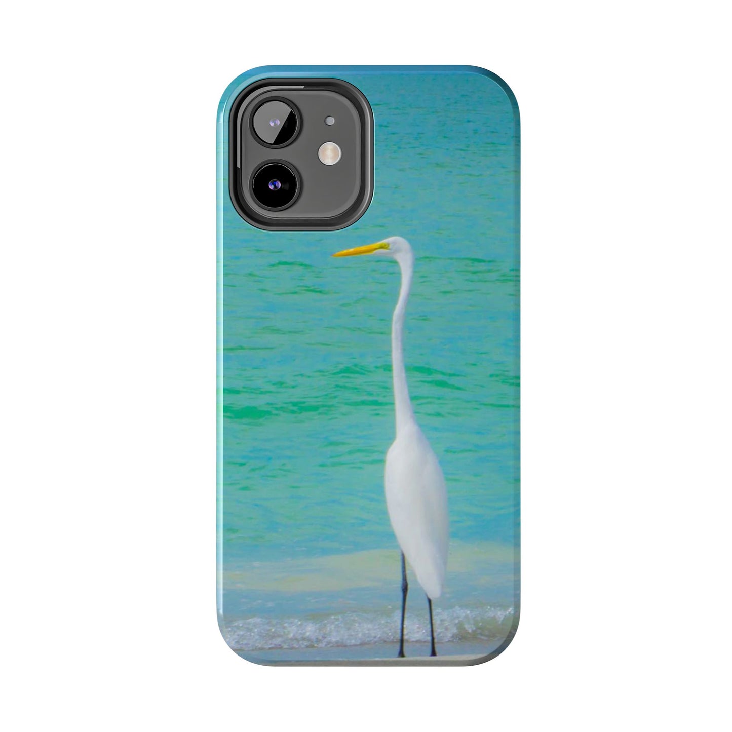 Snowbird Crane Tough Phone Cases| Case-Mate Snowbird Crane Tough|Great White Egret| Phone Cases | Case-Mate Polycarbonate and Rubber Phone Case|Nature|Electronic Accessories|Longboat Key