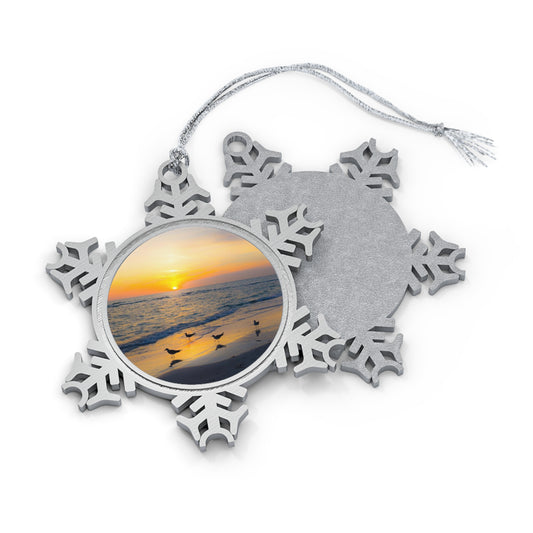 After The Glow Pewter Snowflake Ornament Keepsake Pewter Snowflake Ornament Photo Ornaments For Decoration Unique Pewter Snowflake