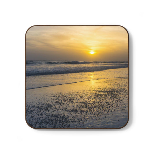 Anna Maria Splendor Hardboard Back Coaster Unique Sunrise-themed Hardboard Back Coaster Housewarming Gift Corpoirate Gift