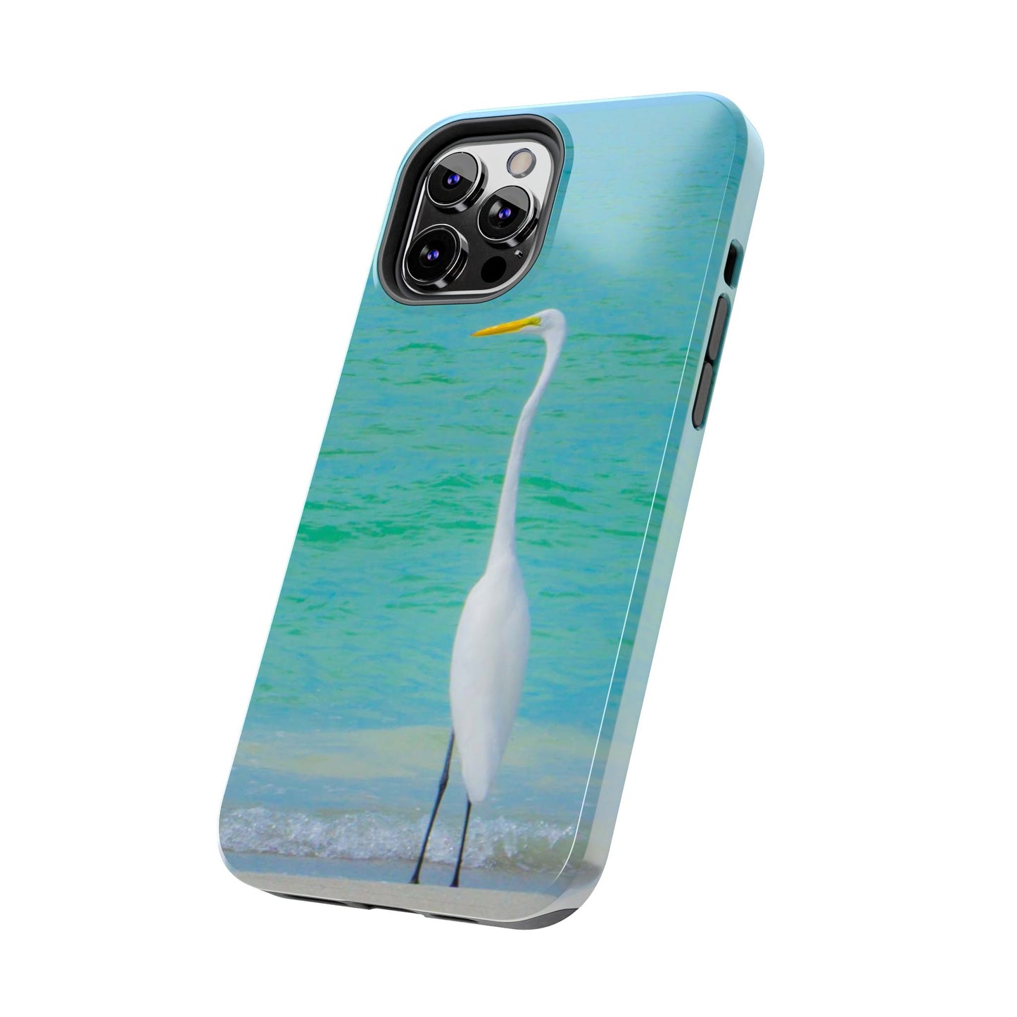 Snowbird Crane Tough Phone Cases| Case-Mate Snowbird Crane Tough|Great White Egret| Phone Cases | Case-Mate Polycarbonate and Rubber Phone Case|Nature|Electronic Accessories|Longboat Key