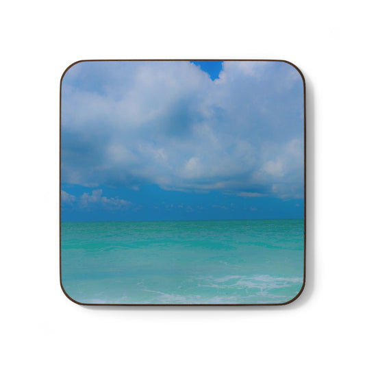 Indigo Heart Hardboard Back Coaster Stylish Coaster Housewarming Gift