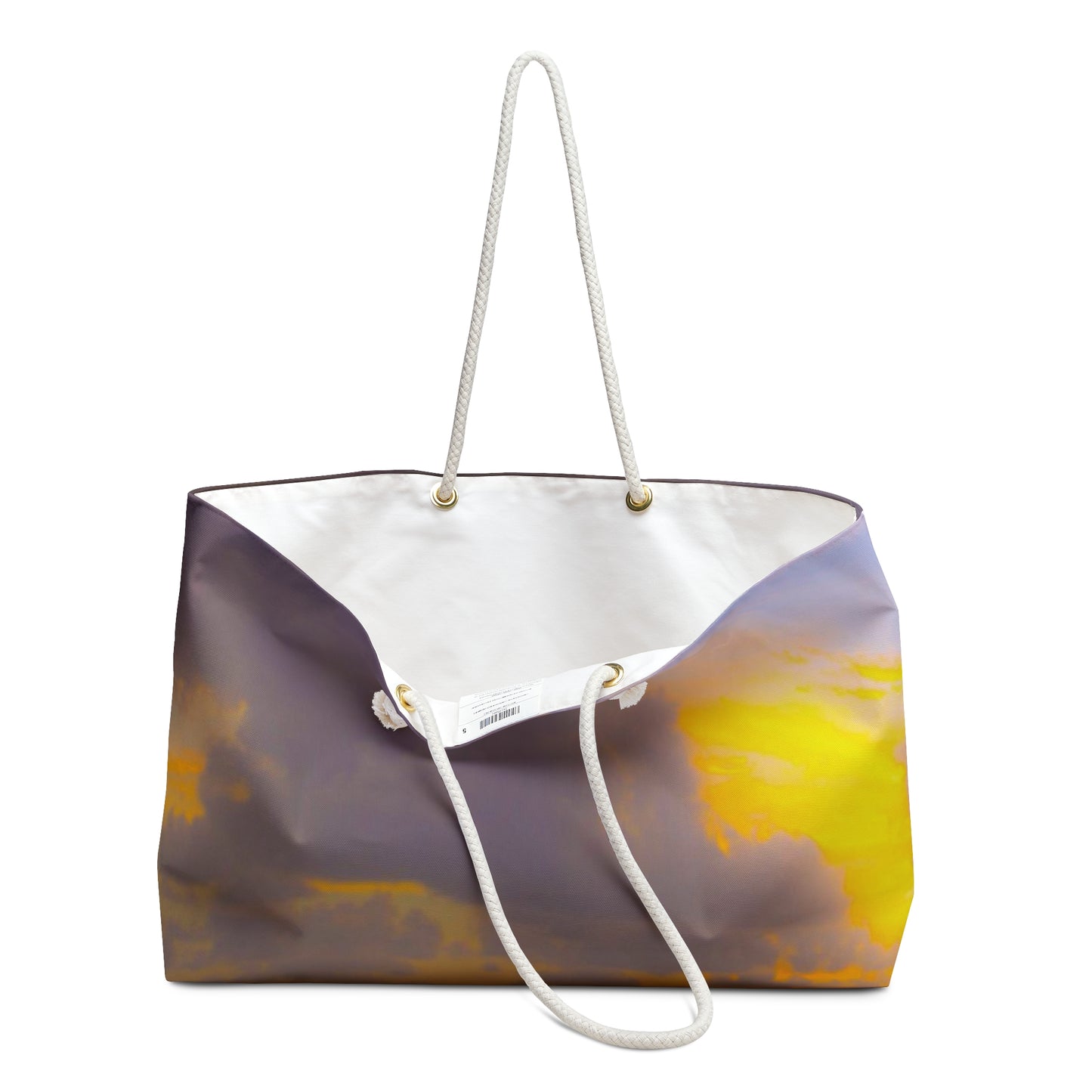 Purple Floral Weekender Bag