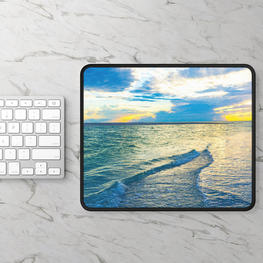 Blue Sea Glass - Gaming Mouse Pad Accessories Smooth and Customized Mouse Pad for Browsing and Working