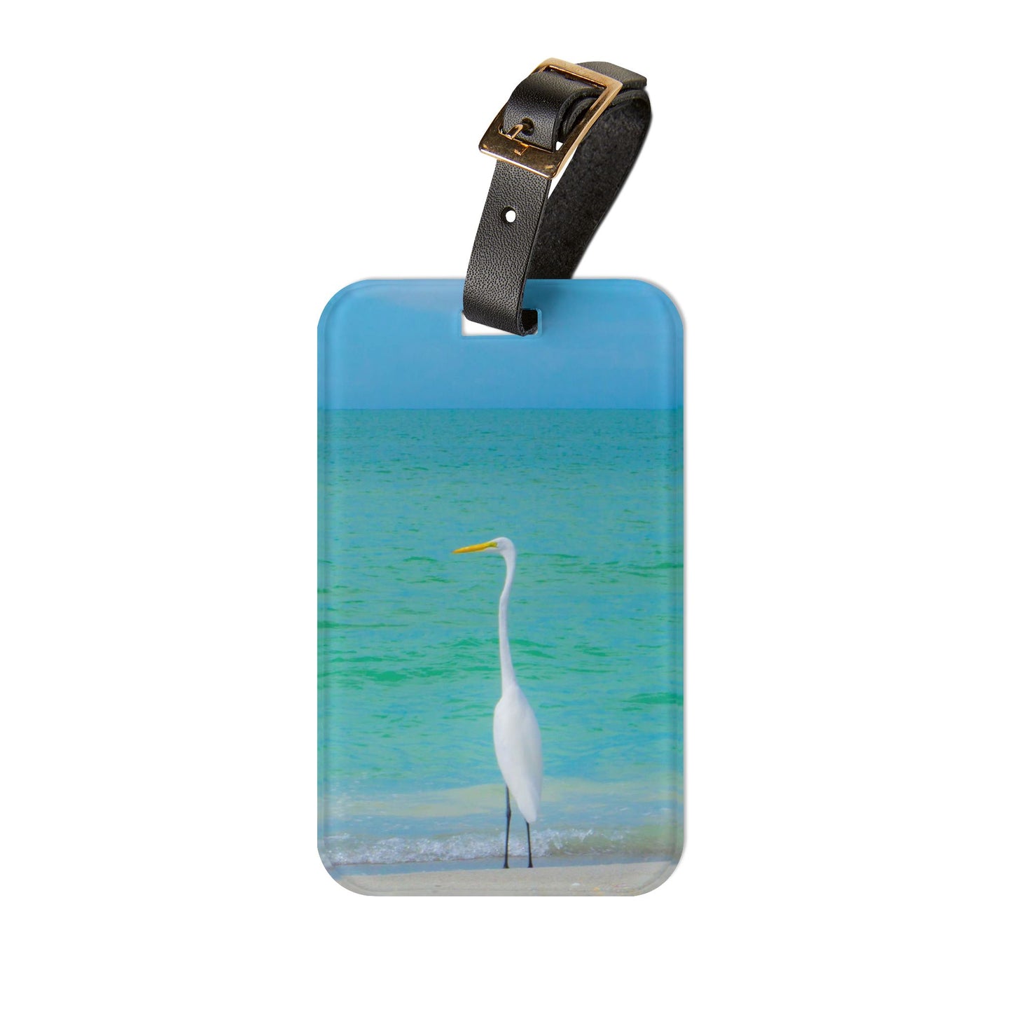 Luggage Tag|Great White Egret Travel Accessory