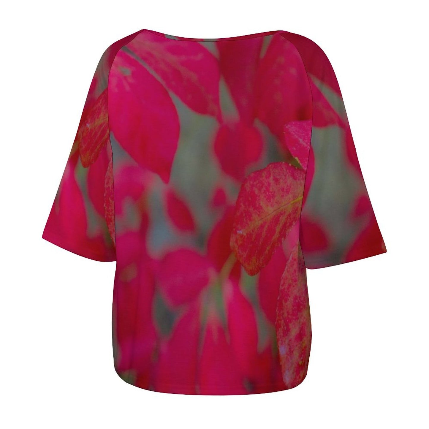 Mauve & Stone 180gsm Flowing Women’s Off the Shoulder Half-Sleeve T-shirt