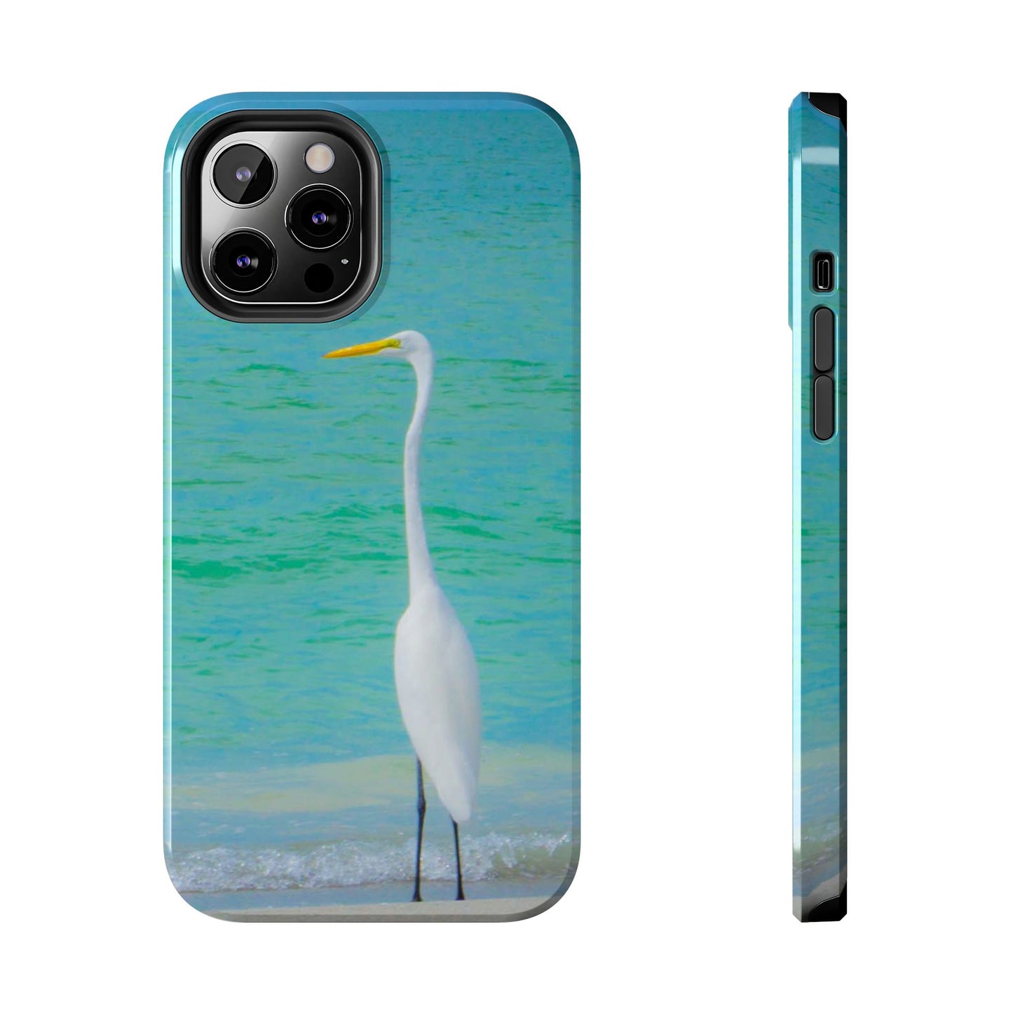 Snowbird Crane Tough Phone Cases| Case-Mate Snowbird Crane Tough|Great White Egret| Phone Cases | Case-Mate Polycarbonate and Rubber Phone Case|Nature|Electronic Accessories|Longboat Key