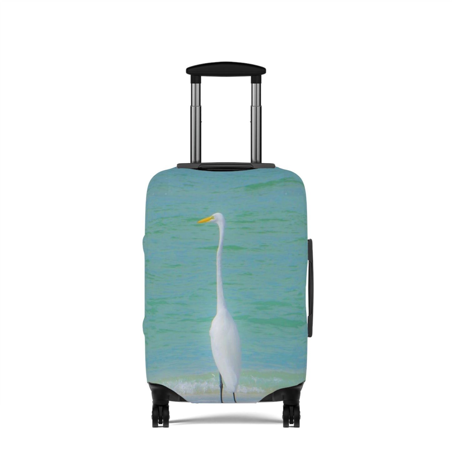 Snow Bird Crane Luggage Cover Luggage Cover Elastic Polyester-spandex Luggage Protector Baggage Carousel Protection Cover