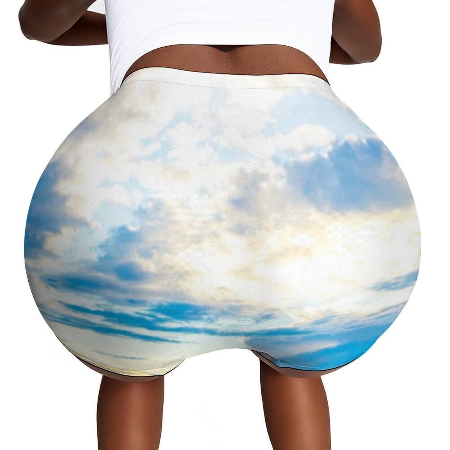 Blue Sea Glass Blue Ice Swim Shorts