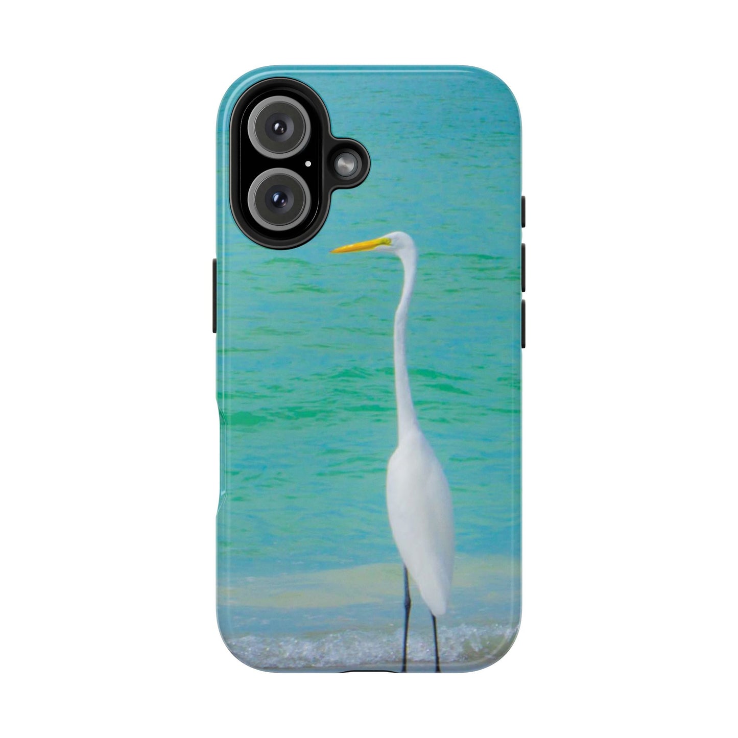 Snowbird Crane Tough Phone Cases| Case-Mate Snowbird Crane Tough|Great White Egret| Phone Cases | Case-Mate Polycarbonate and Rubber Phone Case|Nature|Electronic Accessories|Longboat Key