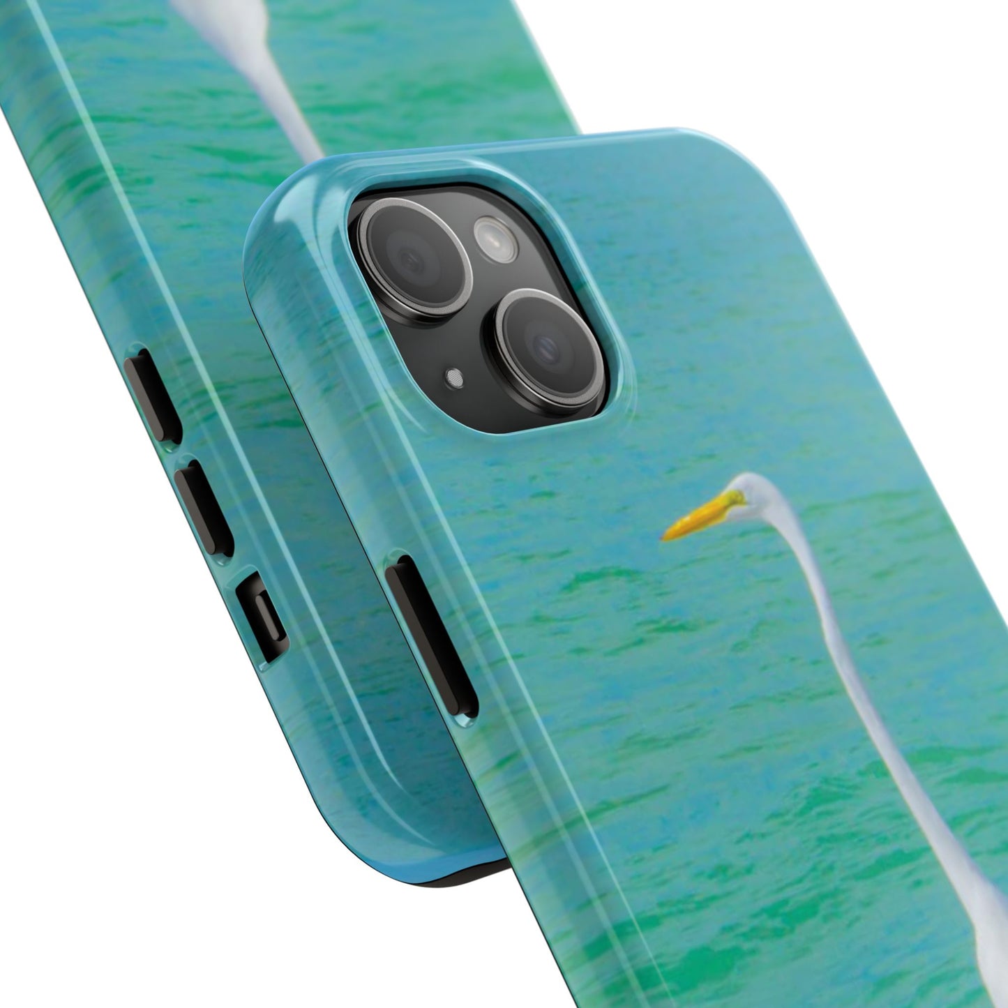 Snowbird Crane Tough Phone Cases| Case-Mate Snowbird Crane Tough|Great White Egret| Phone Cases | Case-Mate Polycarbonate and Rubber Phone Case|Nature|Electronic Accessories|Longboat Key