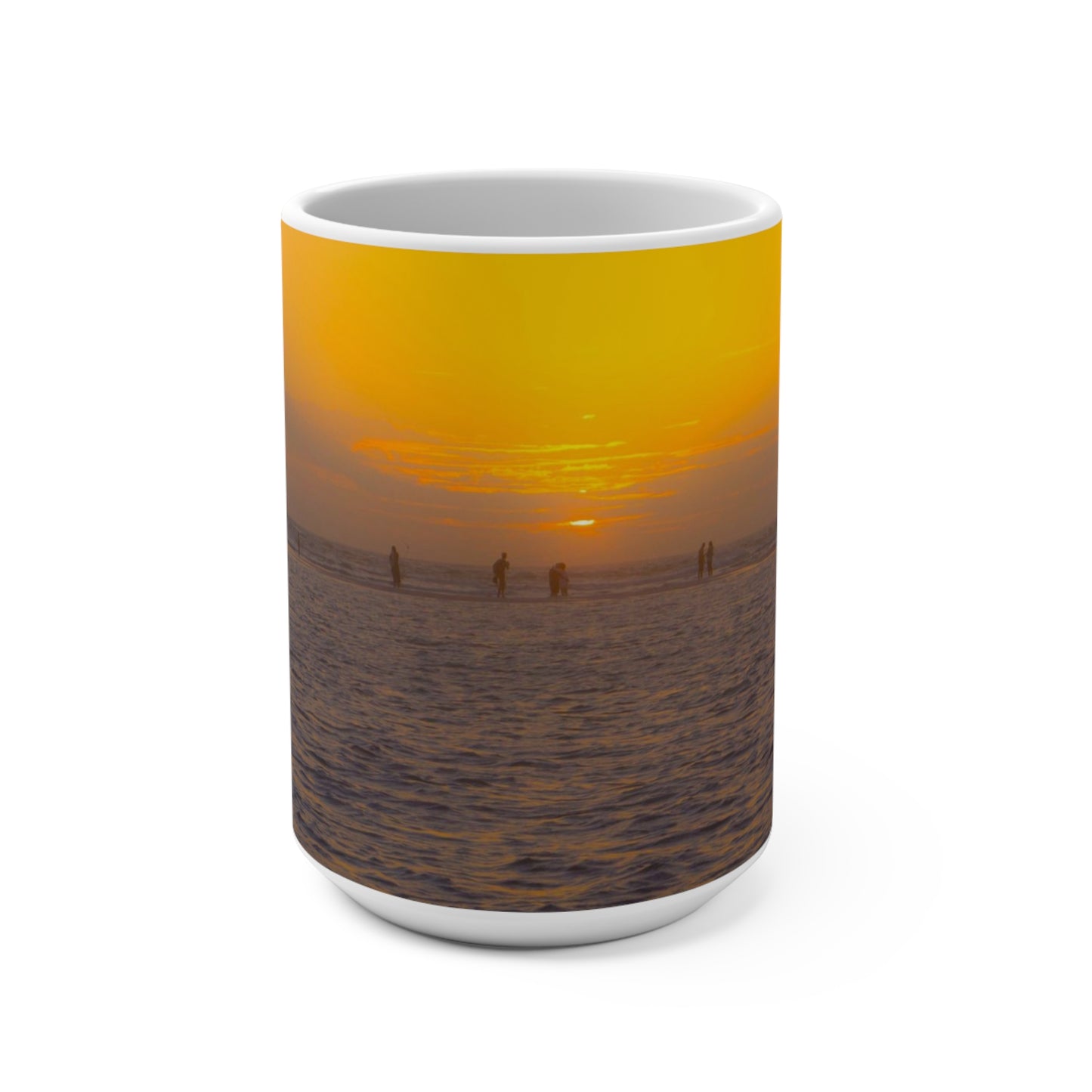 Blessings Mug 15oz Floral Mug 15oz  Large White Ceramic Coffee Mug  15oz Tea Lover's Cup Oversized Coffee Mug