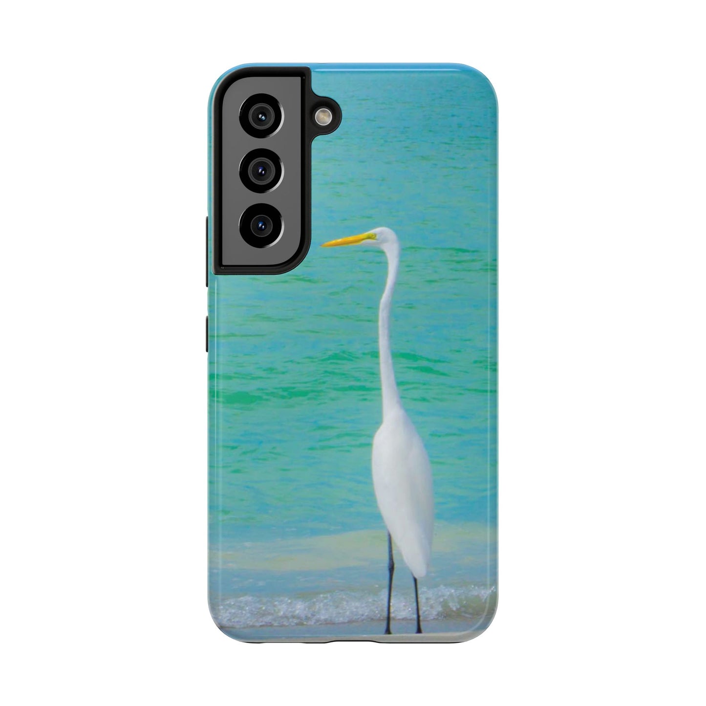 Snowbird Crane Tough Phone Cases| Case-Mate Snowbird Crane Tough|Great White Egret| Phone Cases | Case-Mate Polycarbonate and Rubber Phone Case|Nature|Electronic Accessories|Longboat Key