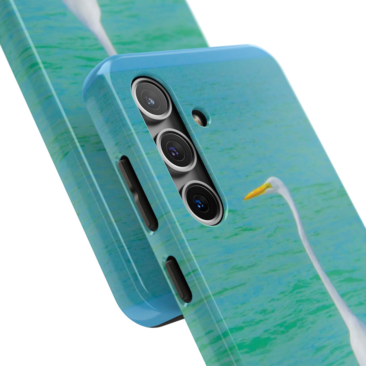 Snowbird Crane Tough Phone Cases| Case-Mate Snowbird Crane Tough|Great White Egret| Phone Cases | Case-Mate Polycarbonate and Rubber Phone Case|Nature|Electronic Accessories|Longboat Key