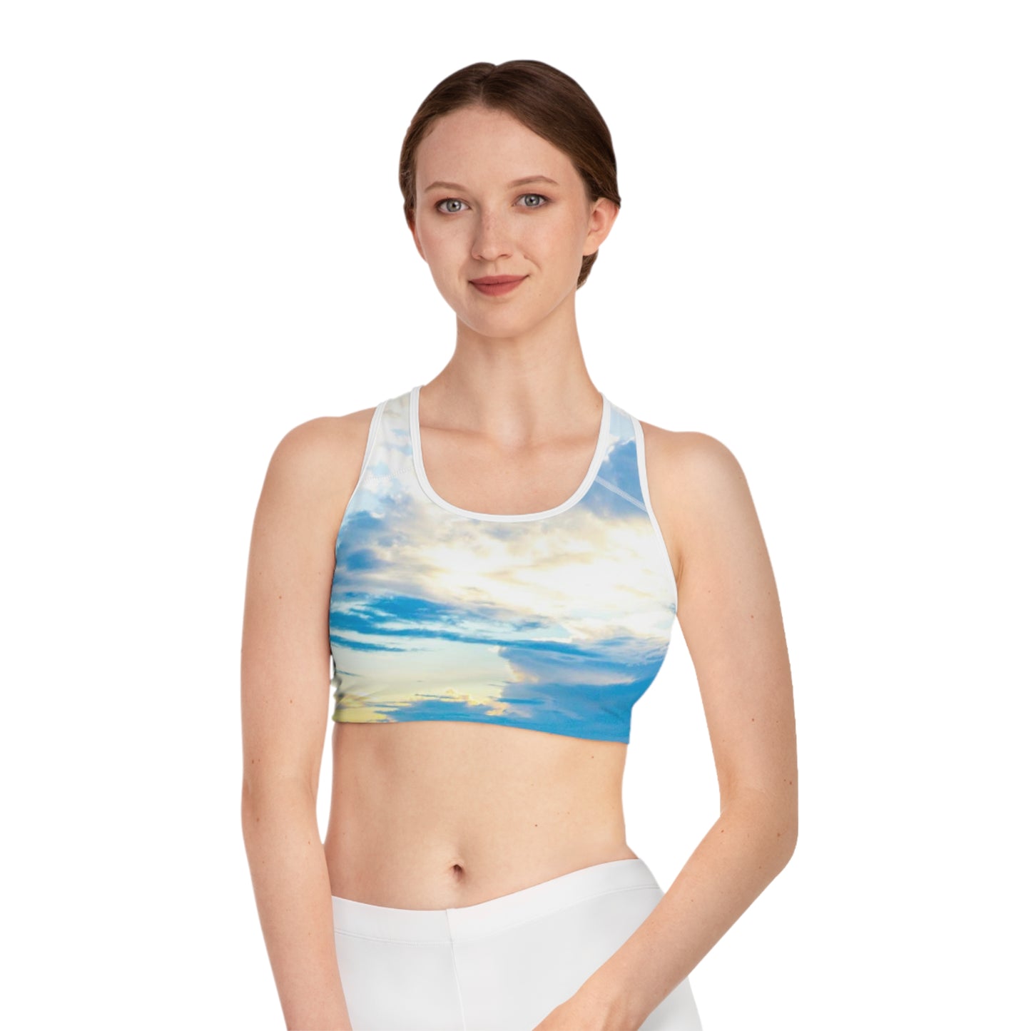 Blue Ocean Inspired Women's Sports Bra