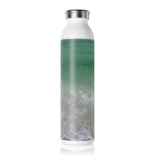 Emerald Bay Slim Water Bottle Slim Water Bottle 20oz double-wall Stainless Steel Bottle  Hot and Cold Beverage Thermos