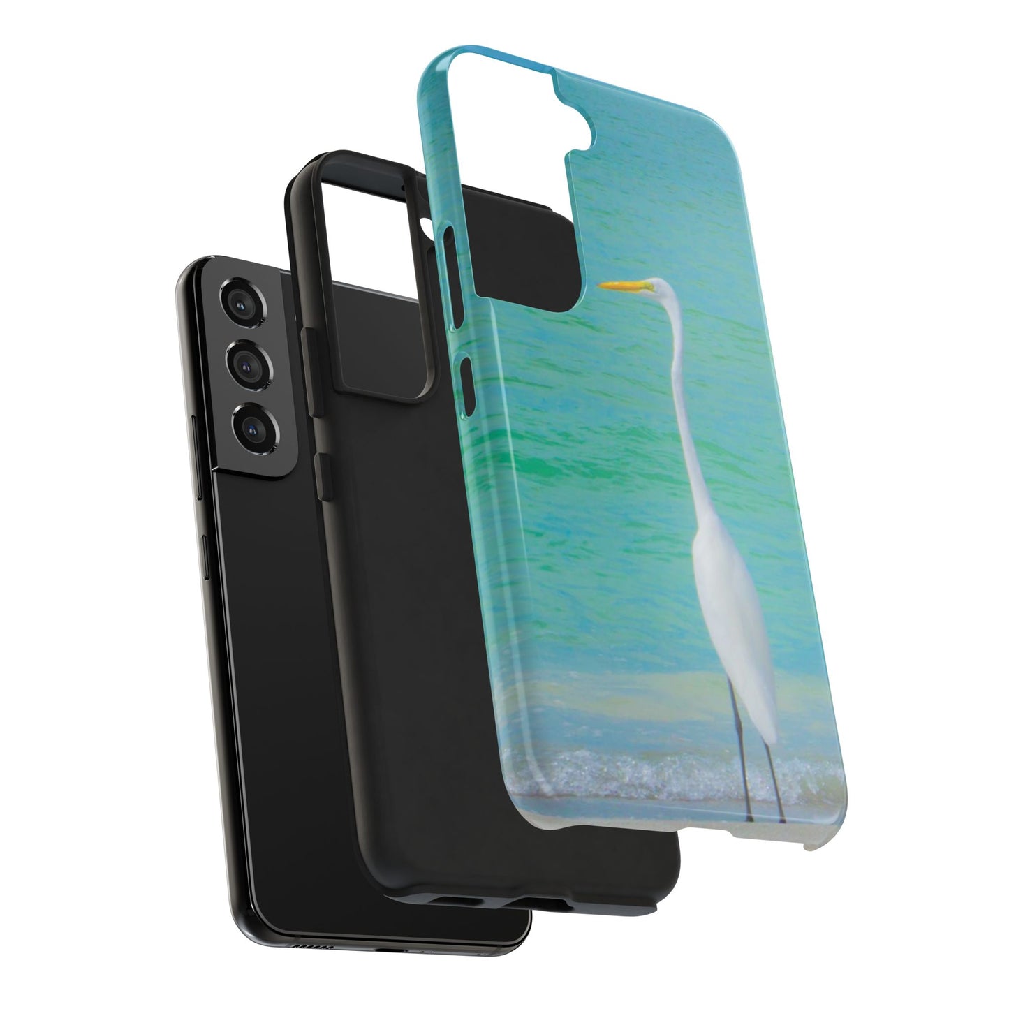 Snowbird Crane Tough Phone Cases| Case-Mate Snowbird Crane Tough|Great White Egret| Phone Cases | Case-Mate Polycarbonate and Rubber Phone Case|Nature|Electronic Accessories|Longboat Key