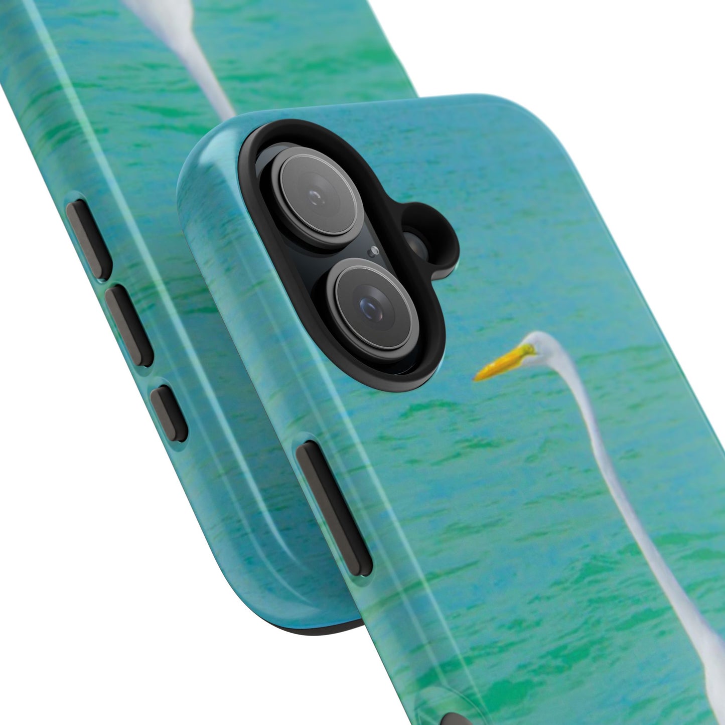 Snowbird Crane Tough Phone Cases| Case-Mate Snowbird Crane Tough|Great White Egret| Phone Cases | Case-Mate Polycarbonate and Rubber Phone Case|Nature|Electronic Accessories|Longboat Key