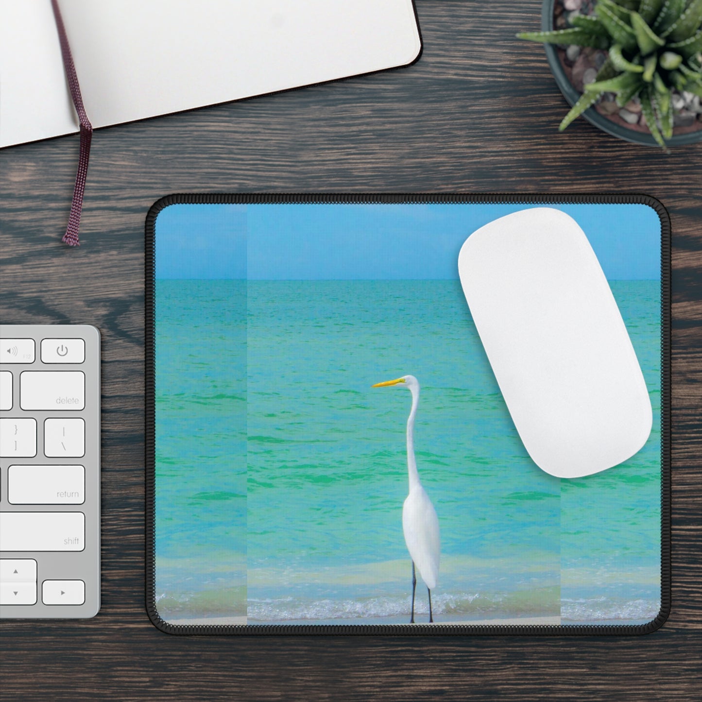Snowbird Crane | Gaming Mouse Pad | Gaming Gear | Gaming Accessories | Smooth and Customized Mouse Pad for Browsing, Working, and Gaming