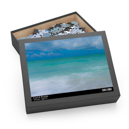 Indigo Blue Ocean Inspired Puzzle Gift-ready Box