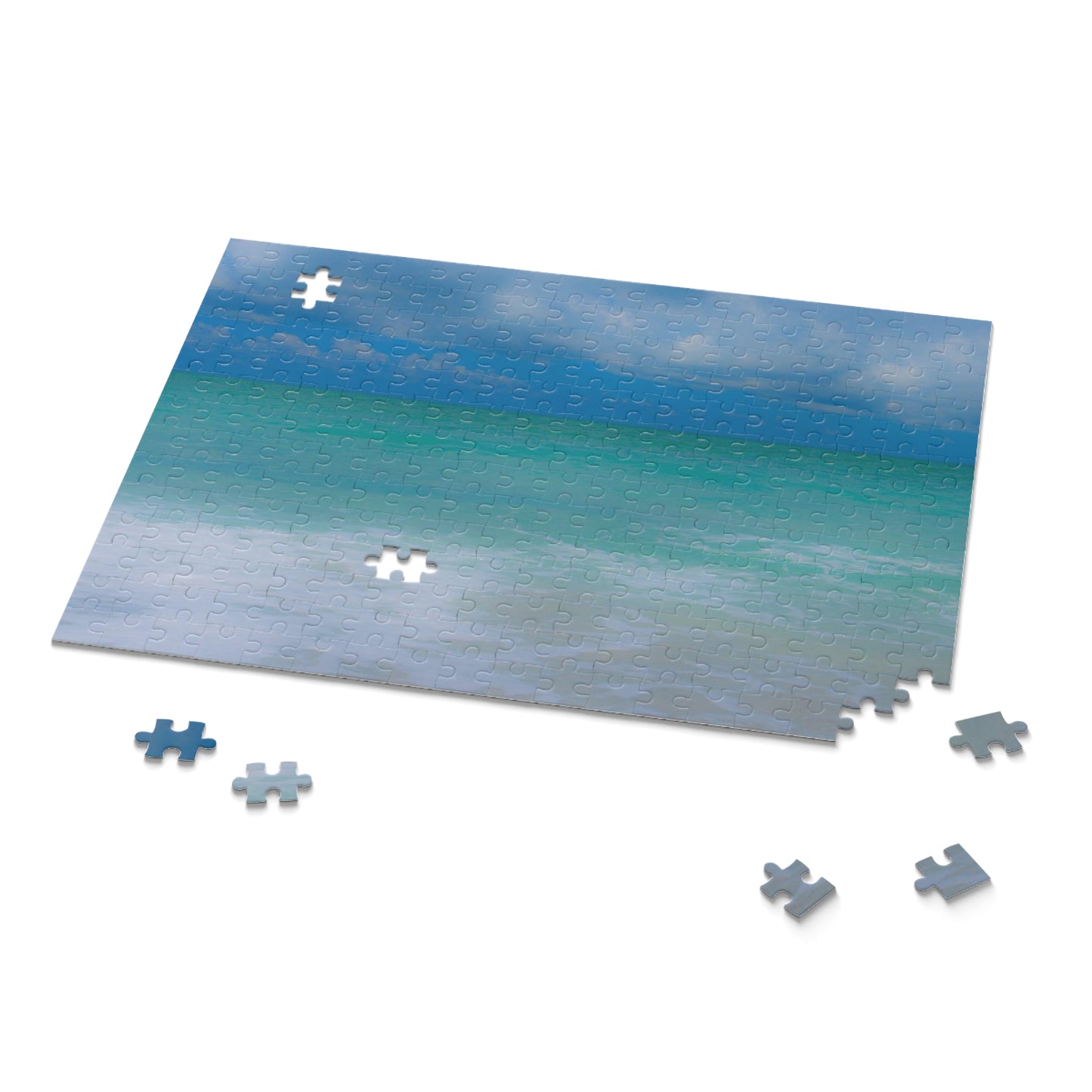 Indigo Blue Ocean Inspired Puzzle Gift-ready Box