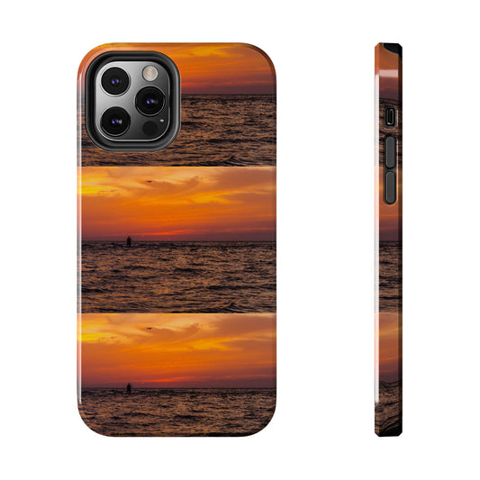 Tough Phone Cases | Case-Mate Fire Coastal Phone Case Polycarbonate and Rubber Phone Case| Custom Style Phone Case|Impact Resistance Case|Electronic Accessories
