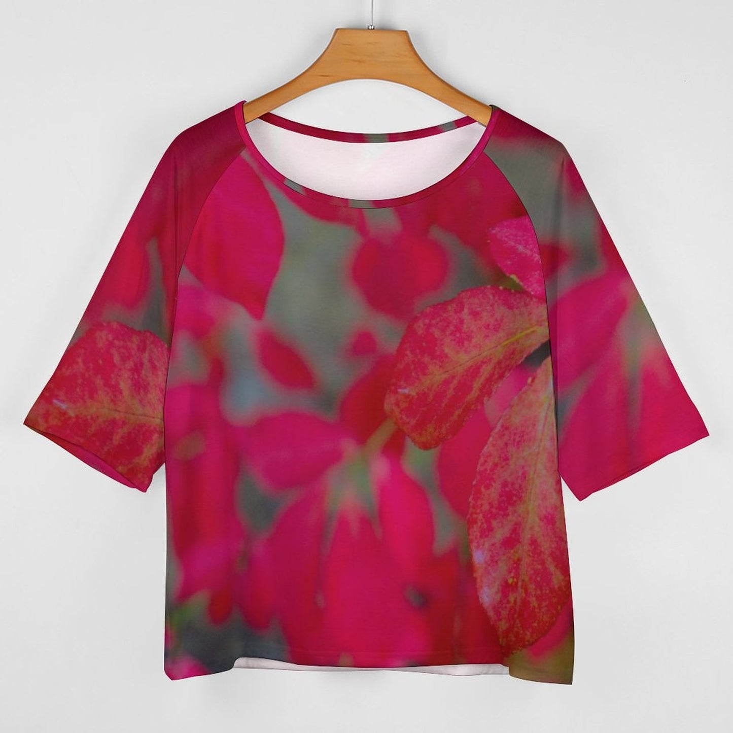 Mauve & Stone 180gsm Flowing Women’s Off the Shoulder Half-Sleeve T-shirt