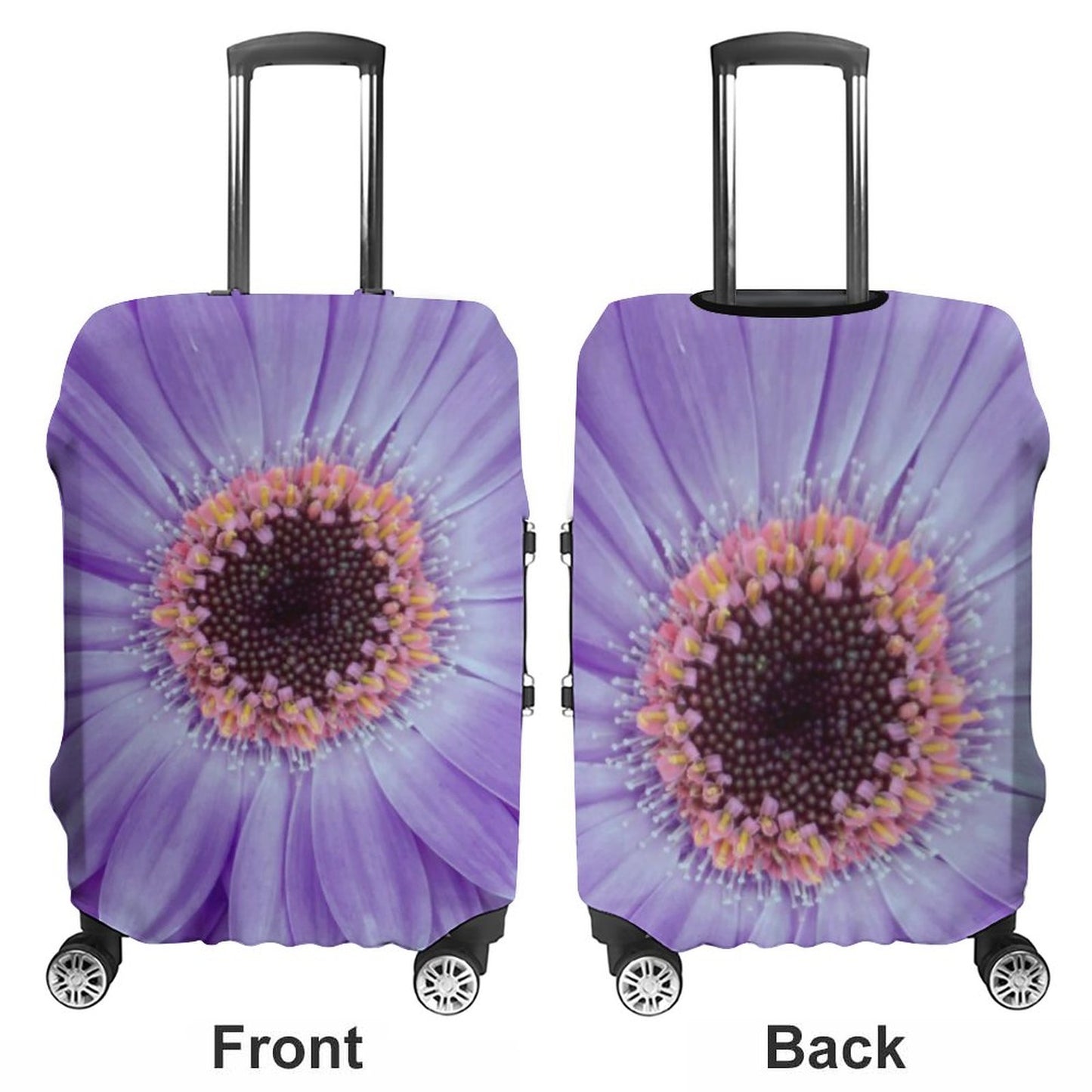 Lilac Gerber Daisy Purple Luggage Cover