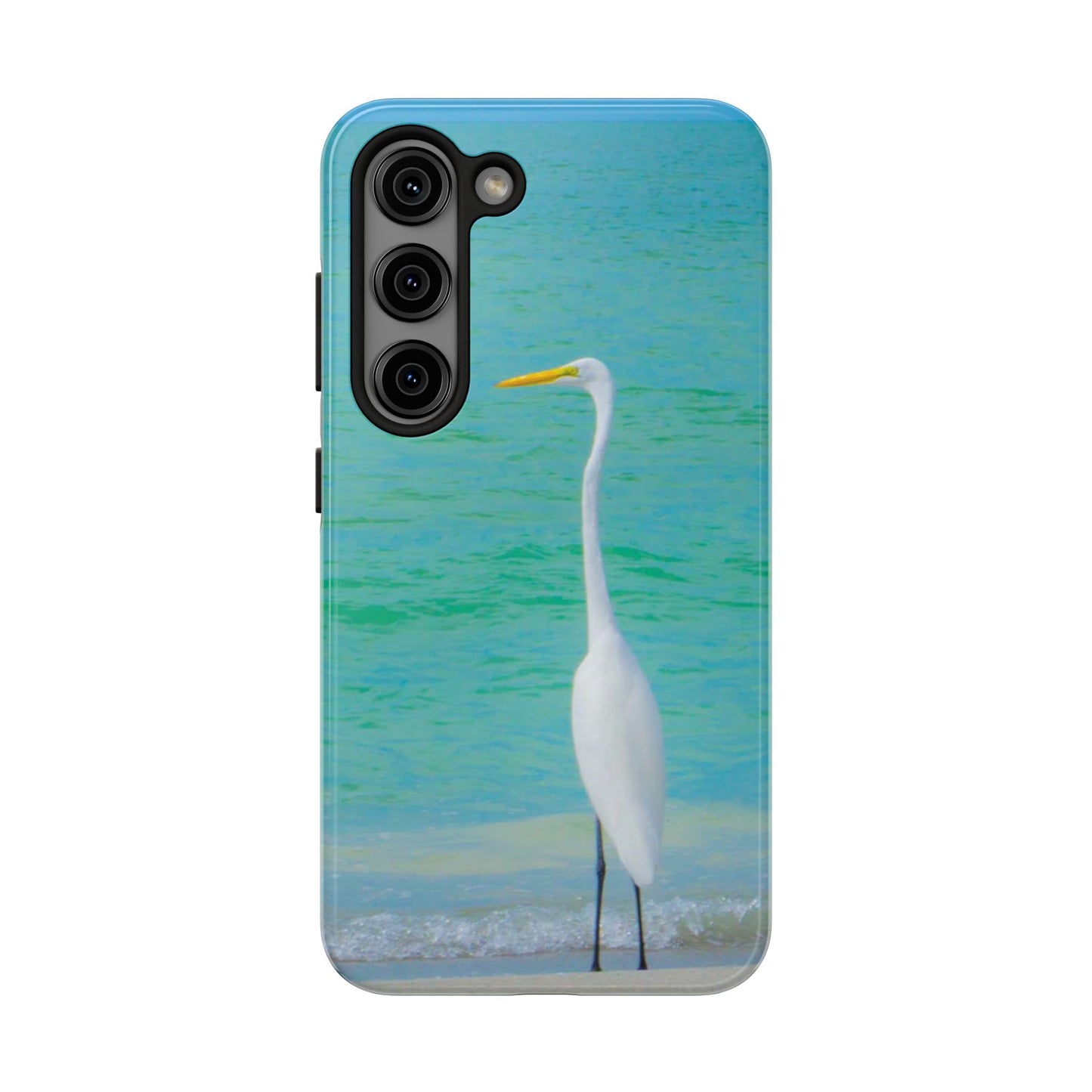 Snowbird Crane Tough Phone Cases| Case-Mate Snowbird Crane Tough|Great White Egret| Phone Cases | Case-Mate Polycarbonate and Rubber Phone Case|Nature|Electronic Accessories|Longboat Key