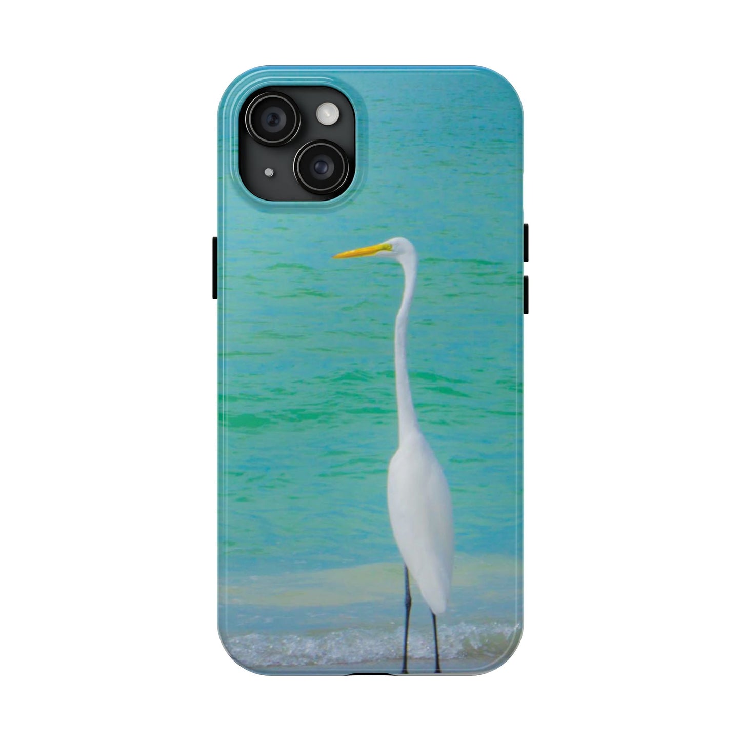 Snowbird Crane Tough Phone Cases| Case-Mate Snowbird Crane Tough|Great White Egret| Phone Cases | Case-Mate Polycarbonate and Rubber Phone Case|Nature|Electronic Accessories|Longboat Key