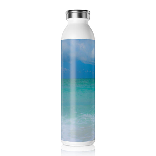 Indigo Heart Slim Water Bottle Slim Water Bottle 20oz double-wall Stainless Steel Bottle Hot and Cold Beverage
