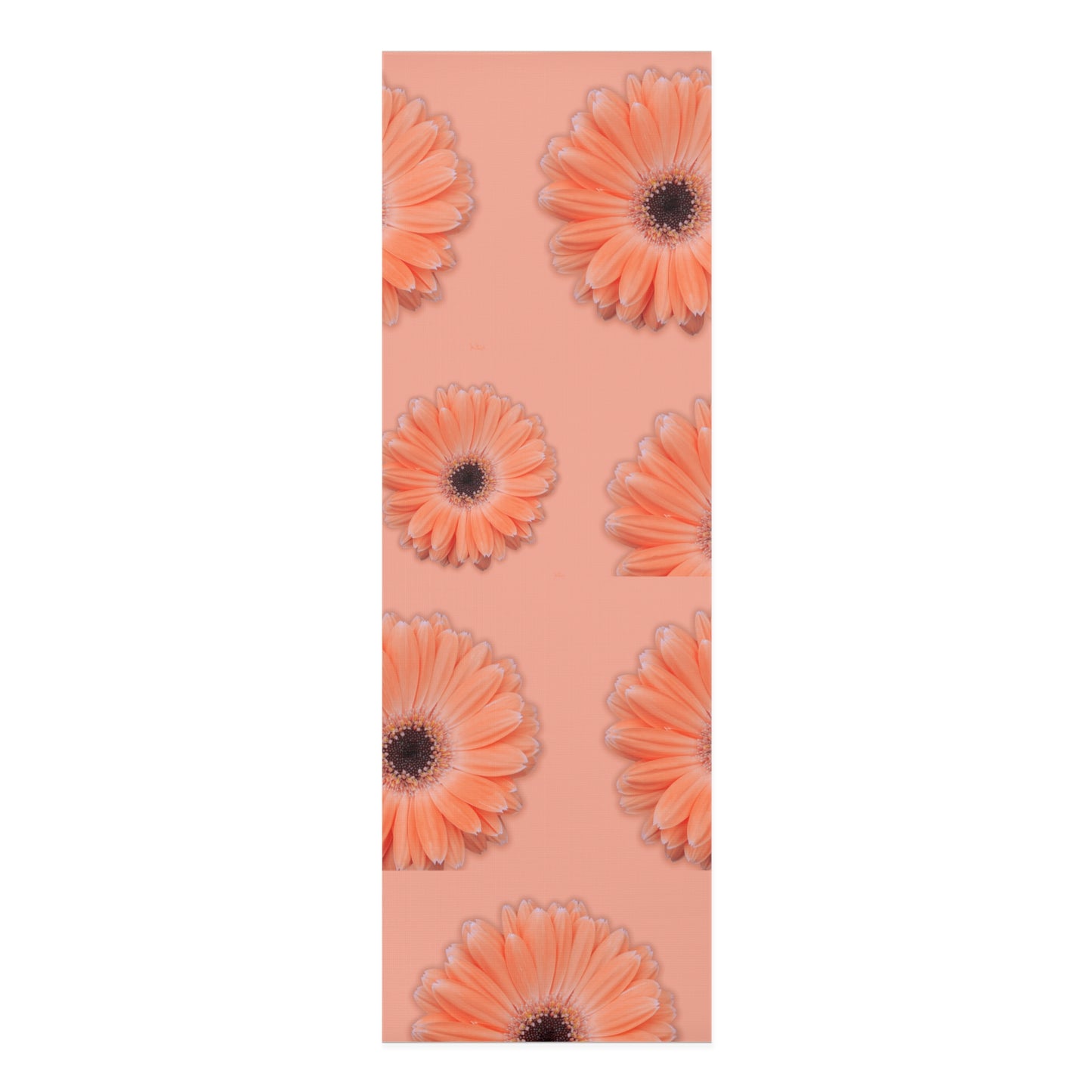 Marmalade Gerber Daisy Yoga Mat, Peace Floral Exercise Mat, Pilates Mat, Workout Equipment, Meditation Cushion, Gym Accessory
