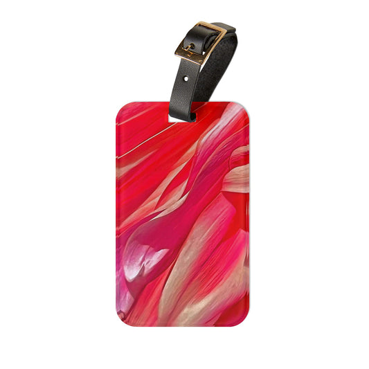 Ribbons of Color Floral Luggage Tag | Personalized Tags with Business Card Insert | Luggage Travel Tag | Accessories | Martha's Vineyard |