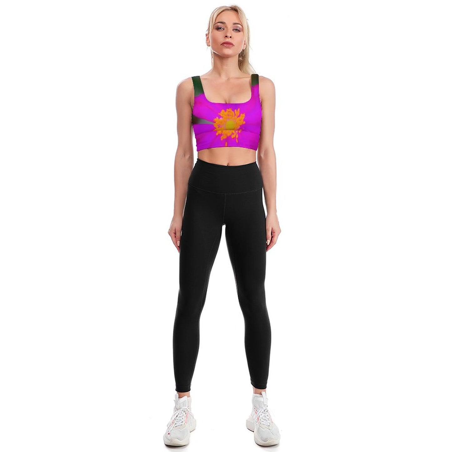 Custom Sports Bra Designs-Yoga Support Bras(All-Over Printing)