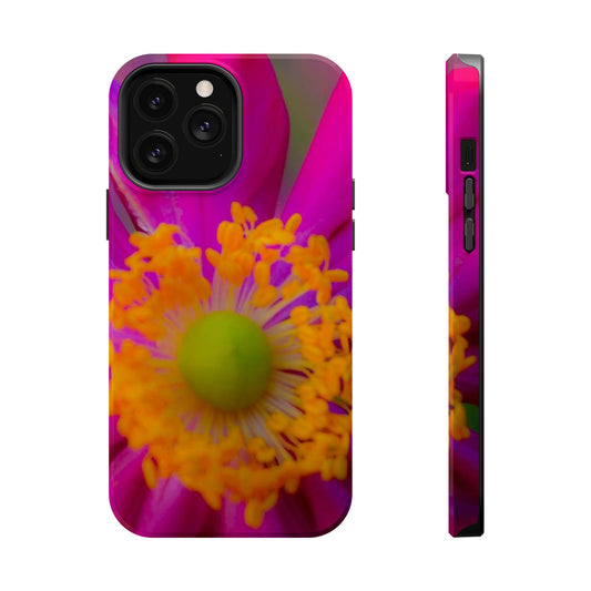 MagSafe Tough Cases Flower Pop Pink Floral Durable and Flexible Impact-resistant iPhone MagSafe Case| Aesthetics and Function MagSafe Case|Gifts|Great for Fall|Electronic Accessories|Martha's Vineyard
