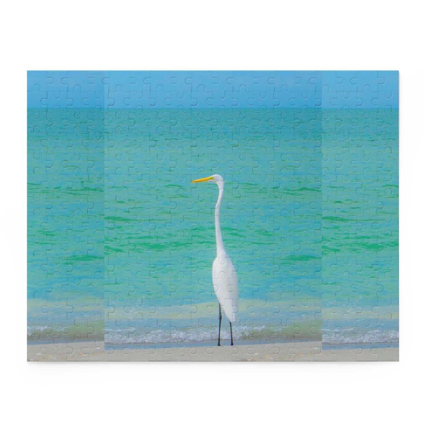 Snowbird Crane Puzzle (120, 252, 500-Piece) |  Jigsaw Puzzle | Puzzle with Vibrant Sublimated Print | Jigsaw Puzzle in Gift-ready Box | Glossy Finish Puzzle