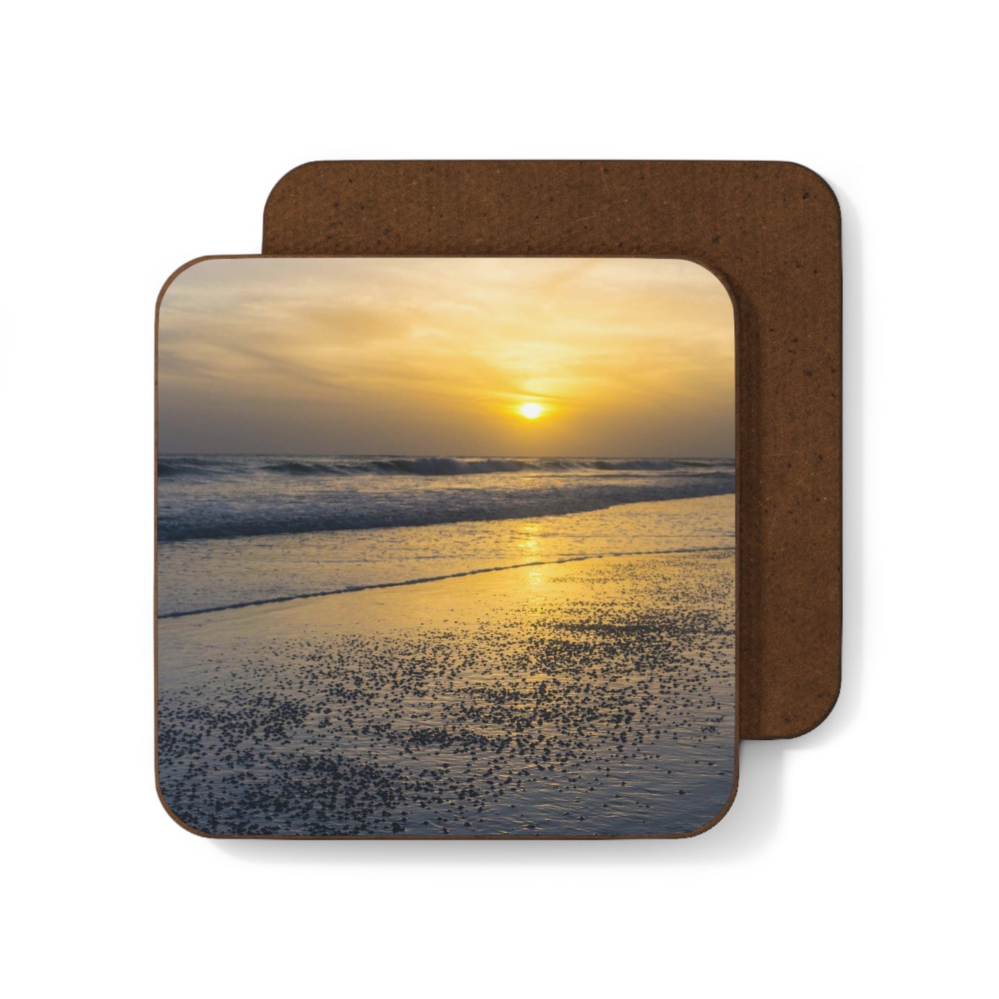 Anna Maria Splendor Hardboard Back Coaster Unique Sunrise-themed Hardboard Back Coaster Housewarming Gift Corpoirate Gift
