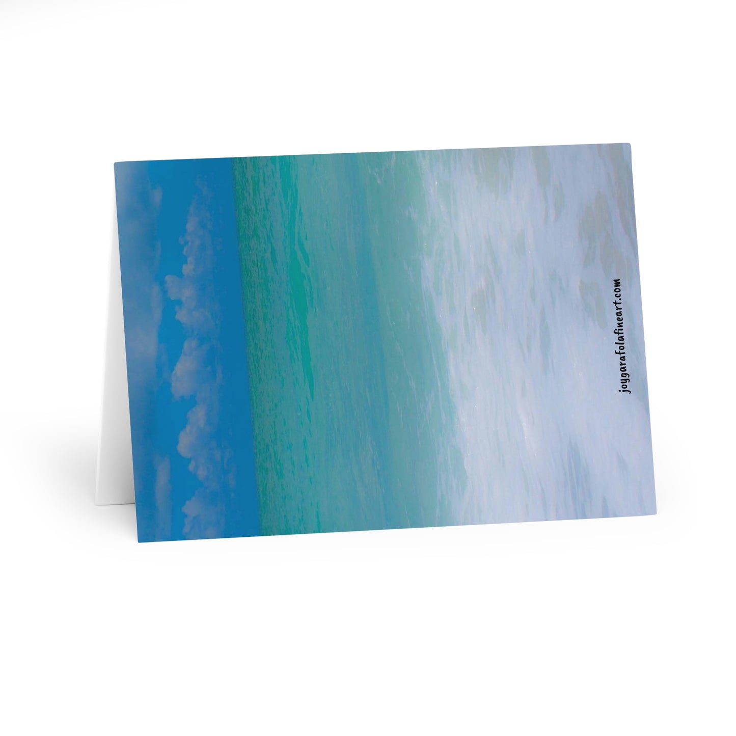 Indigo Heart Greeting Cards (5 Pack) Custom Greeting Cards (5 Pack) Semi-glossy Finish Cards  Matching White Envelopes