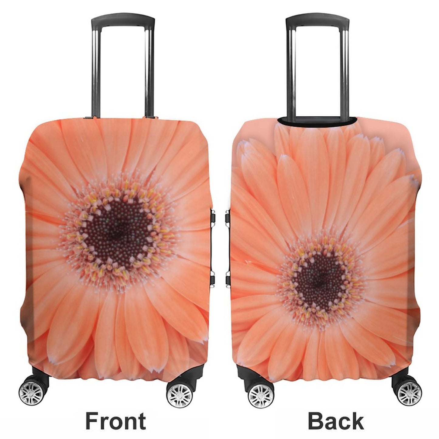 Peach Luggage Cover