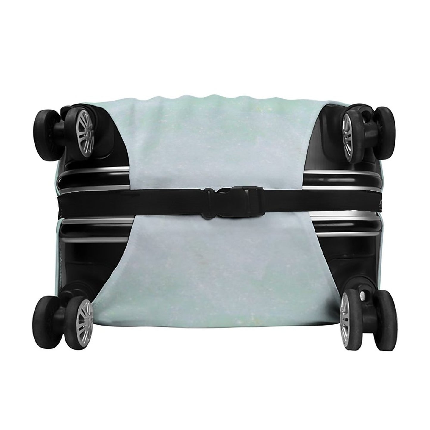 Ocean Blue Luggage Cover: Beach Travel Suitcase Protector