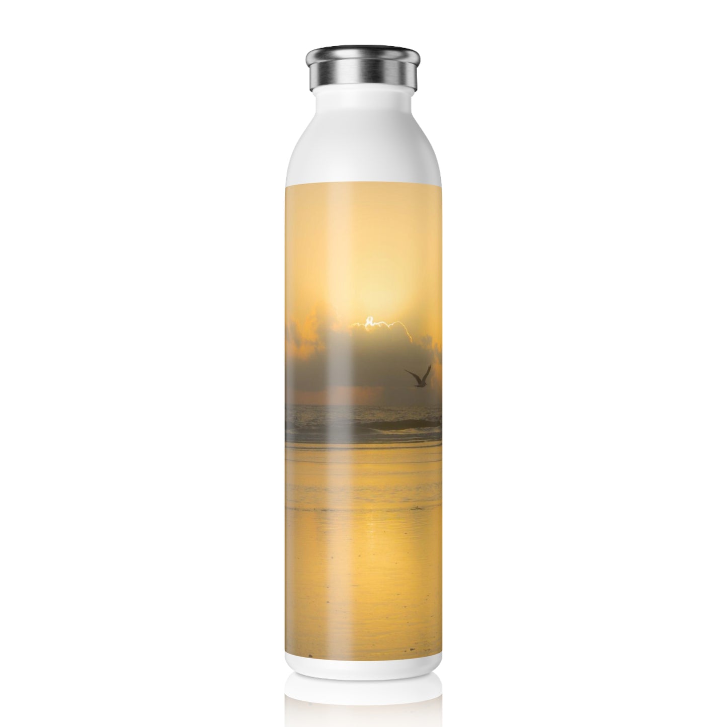A Moment in Time Slim Water Bottle Slim Water Bottle Insulated 20oz Stainless Steel Bottle Best 20oz Water Bottle 20oz Vacuum Insulated