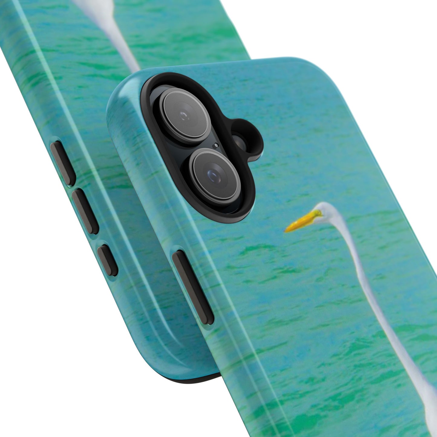 Snowbird Crane Tough Phone Cases| Case-Mate Snowbird Crane Tough|Great White Egret| Phone Cases | Case-Mate Polycarbonate and Rubber Phone Case|Nature|Electronic Accessories|Longboat Key
