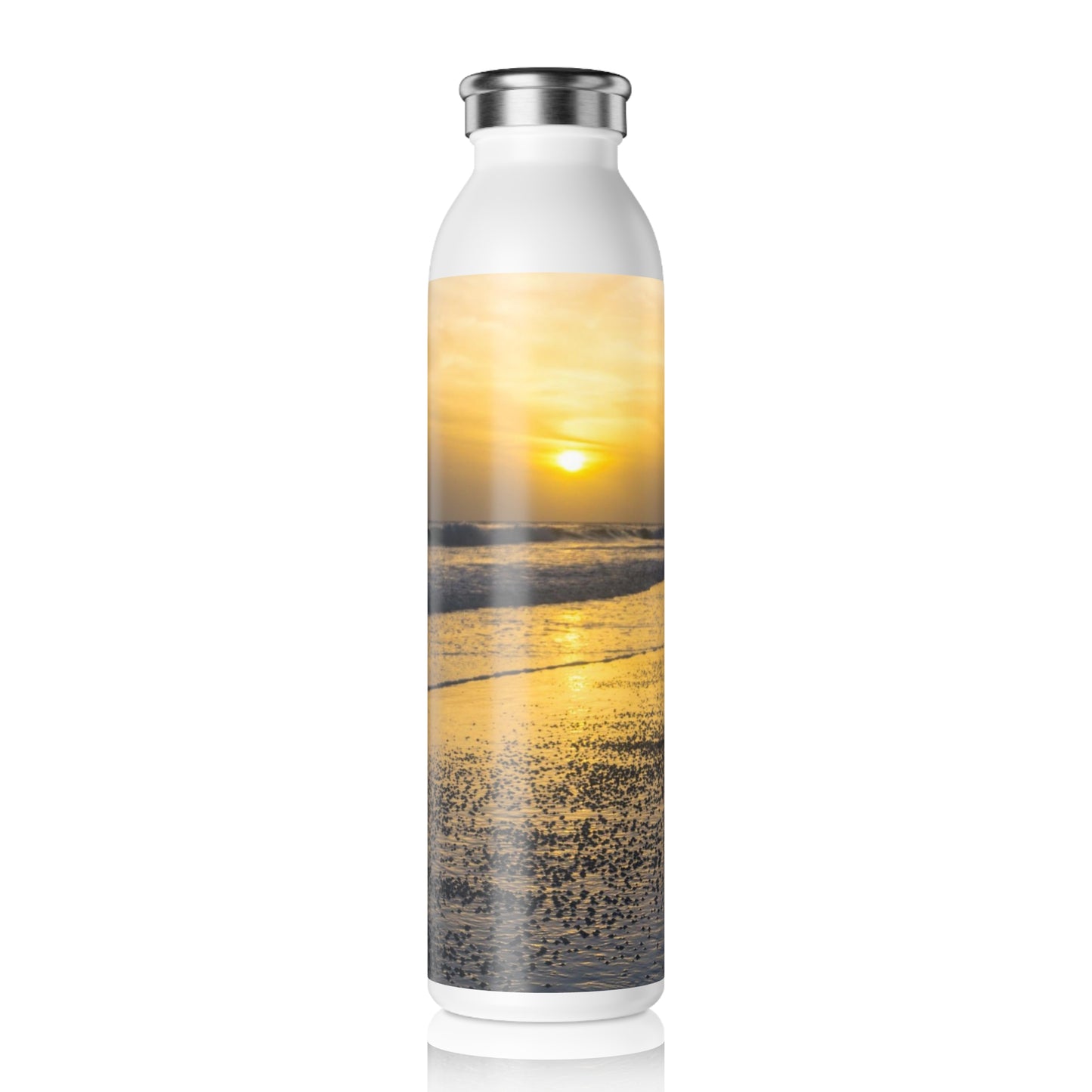 Anna Maria Splendor Slim Water Bottle Floral Slim Water Bottle 20oz Double-wall Stainless Steel Bottle Hot and Cold Beverage