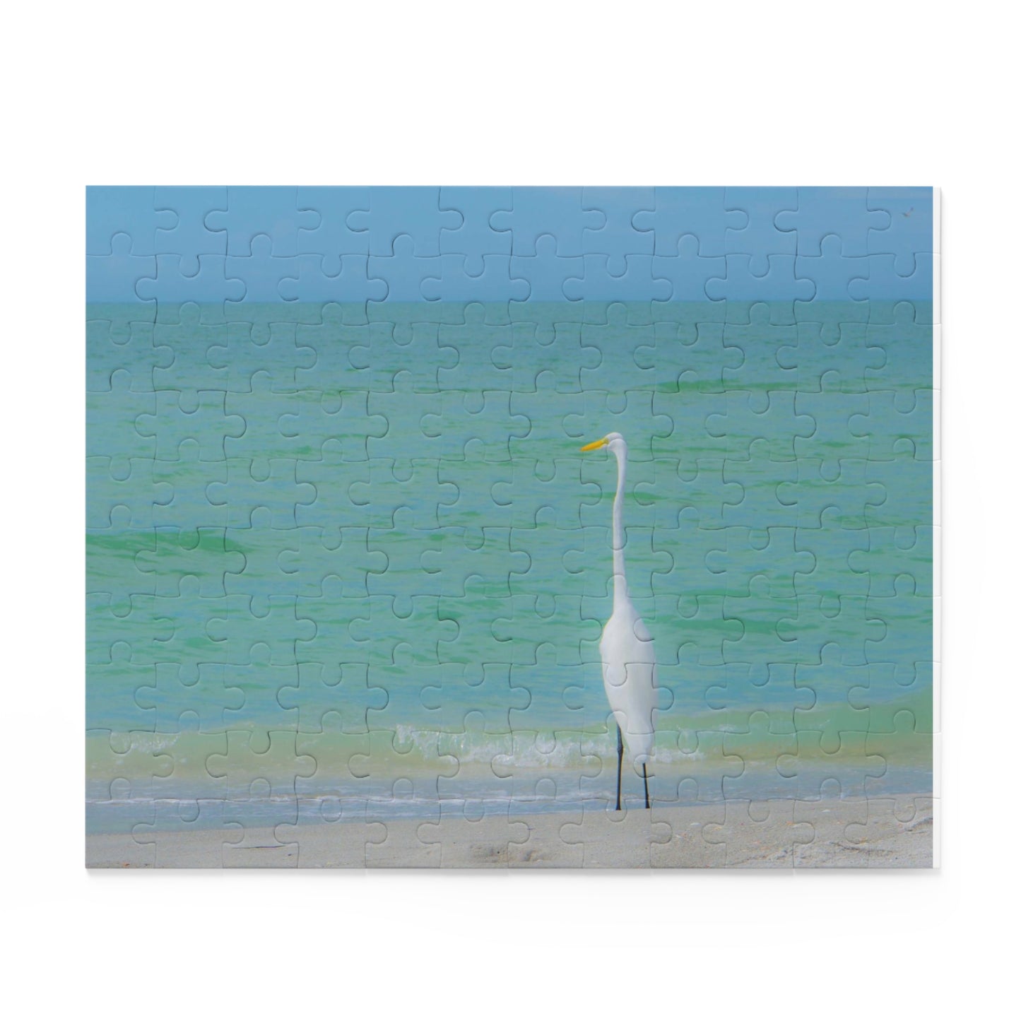Great White Egret Puzzle Jigsaw Puzzle Bird Puzzle (120, 252, 500-Piece)