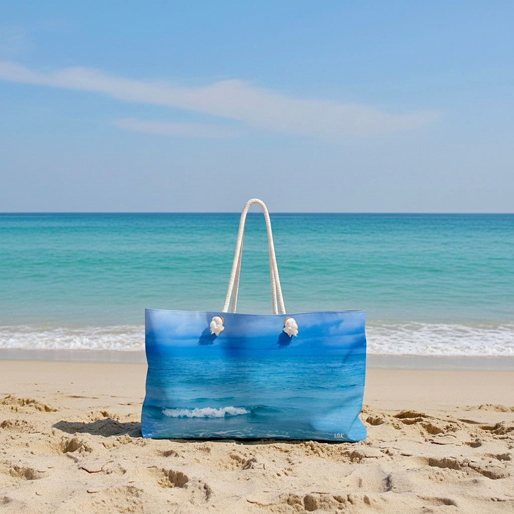 Blue Wave Weekender Bag for Women