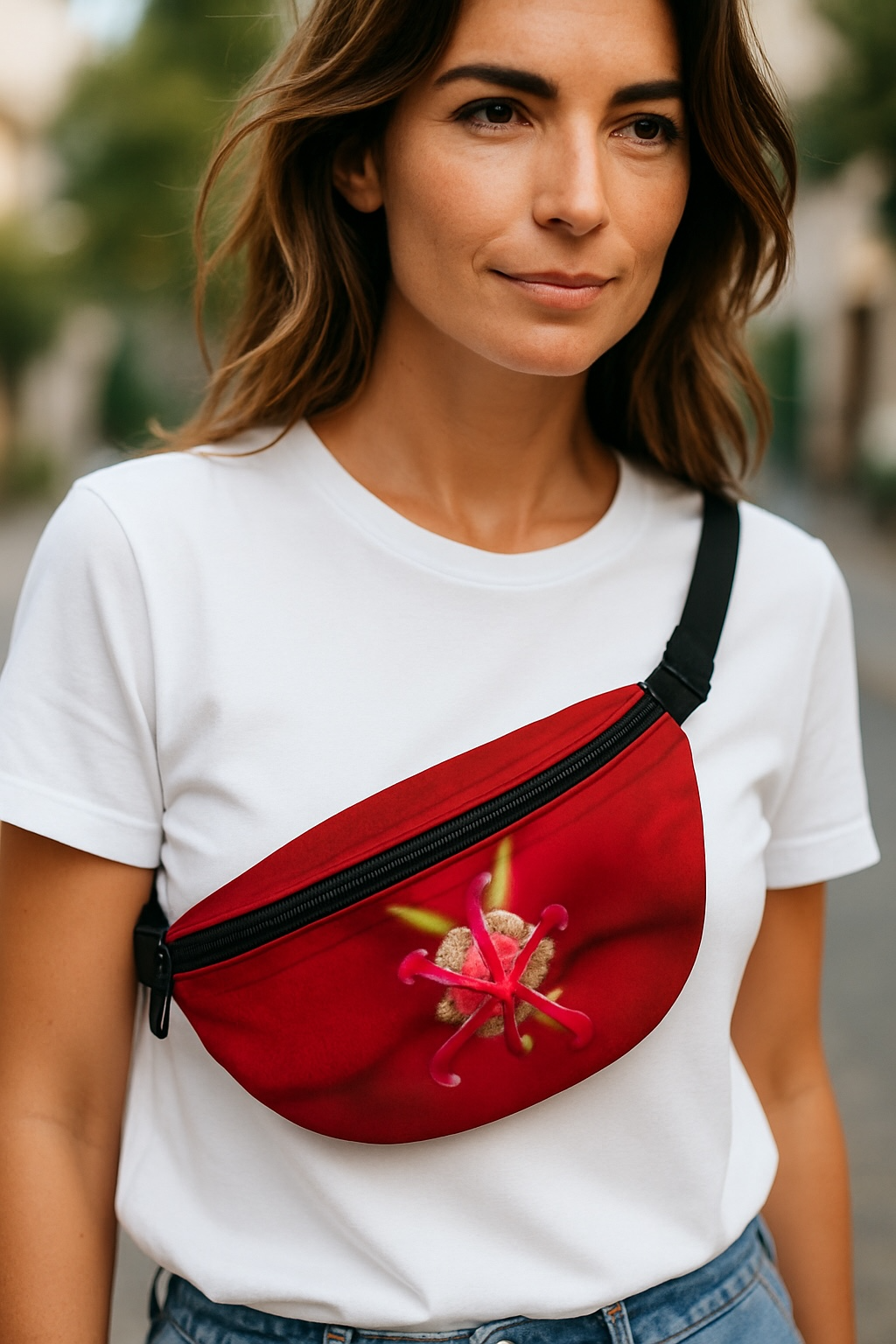 Ruby Orchid Crossbody Bag