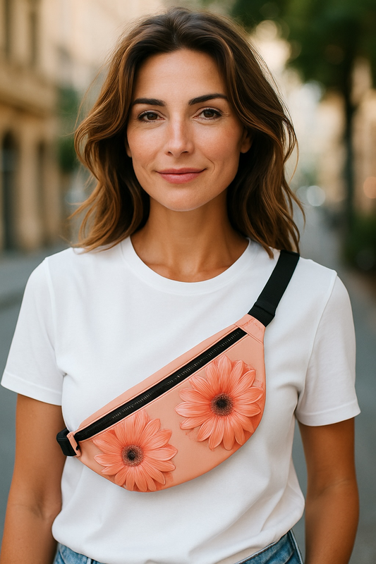 Marmalade Gerber Daisy Small Crossbody Bag for